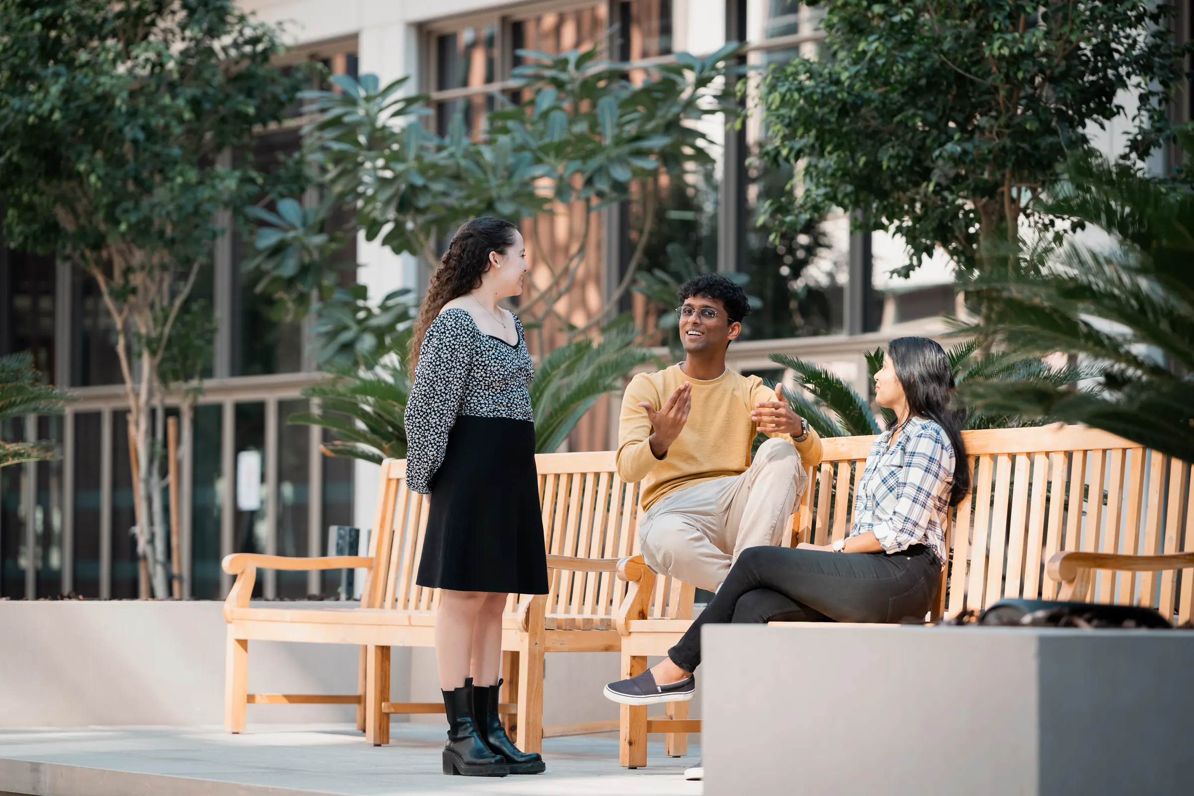 University of Birmingham Dubai students on campus